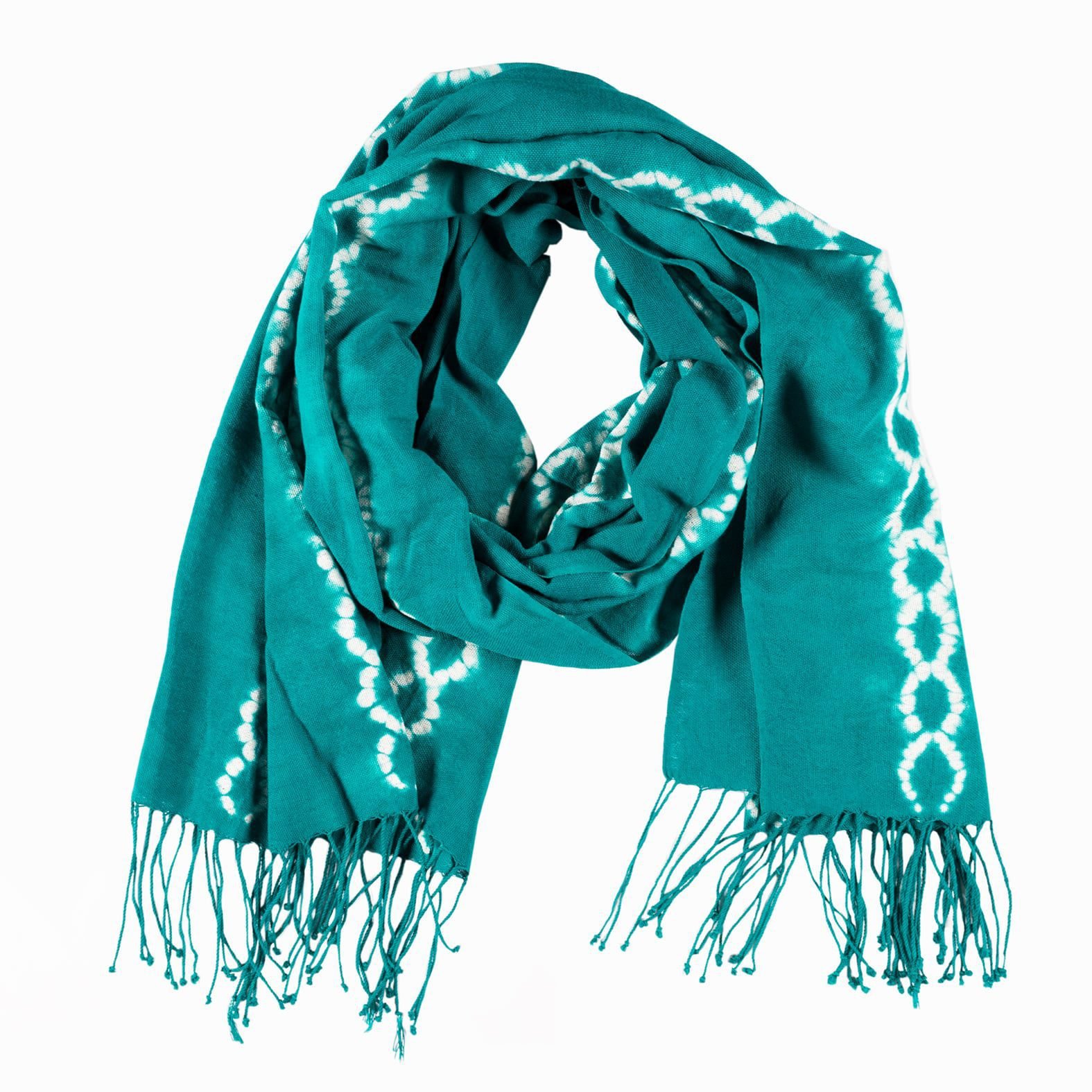 Echarpe ETOLE SHIBORI – Motif Guirlande