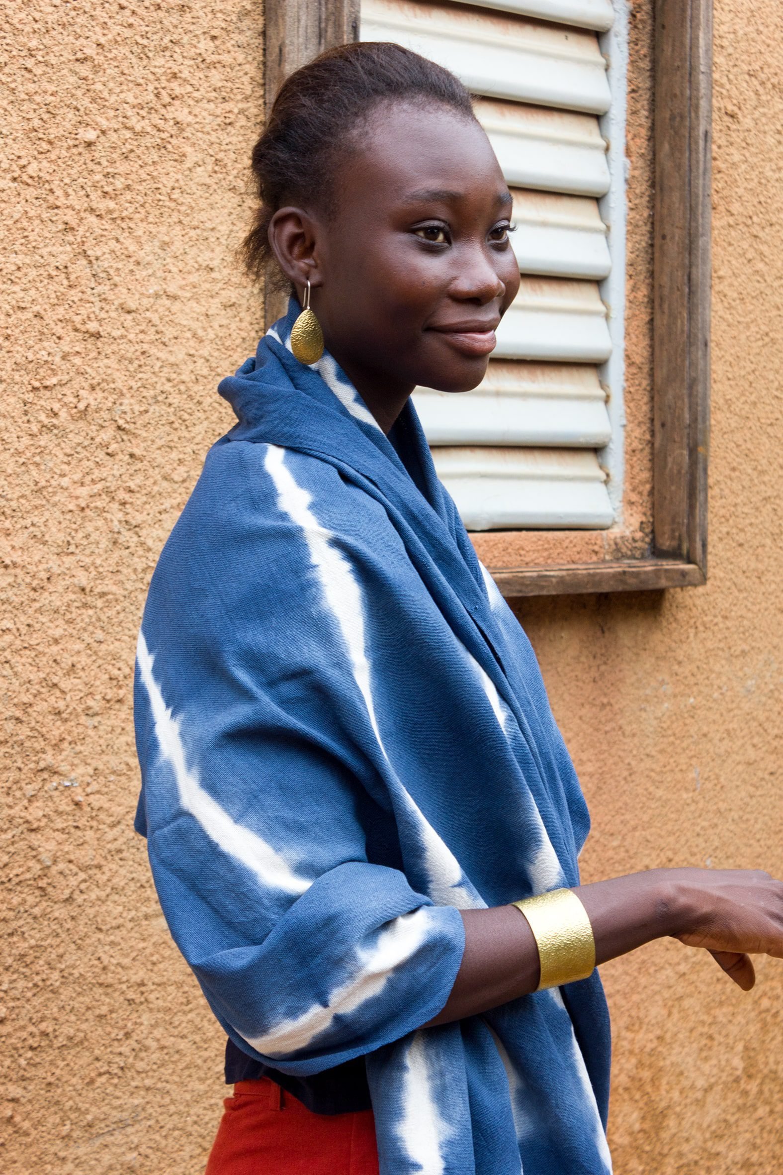 Echarpe ETOLE SHIBORI – Rayures