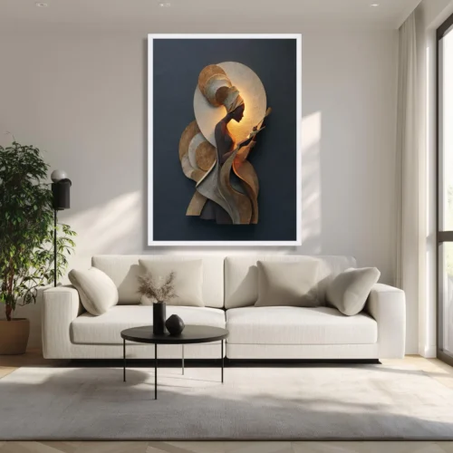 Toile femme africaine