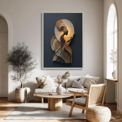 Toile femme africaine