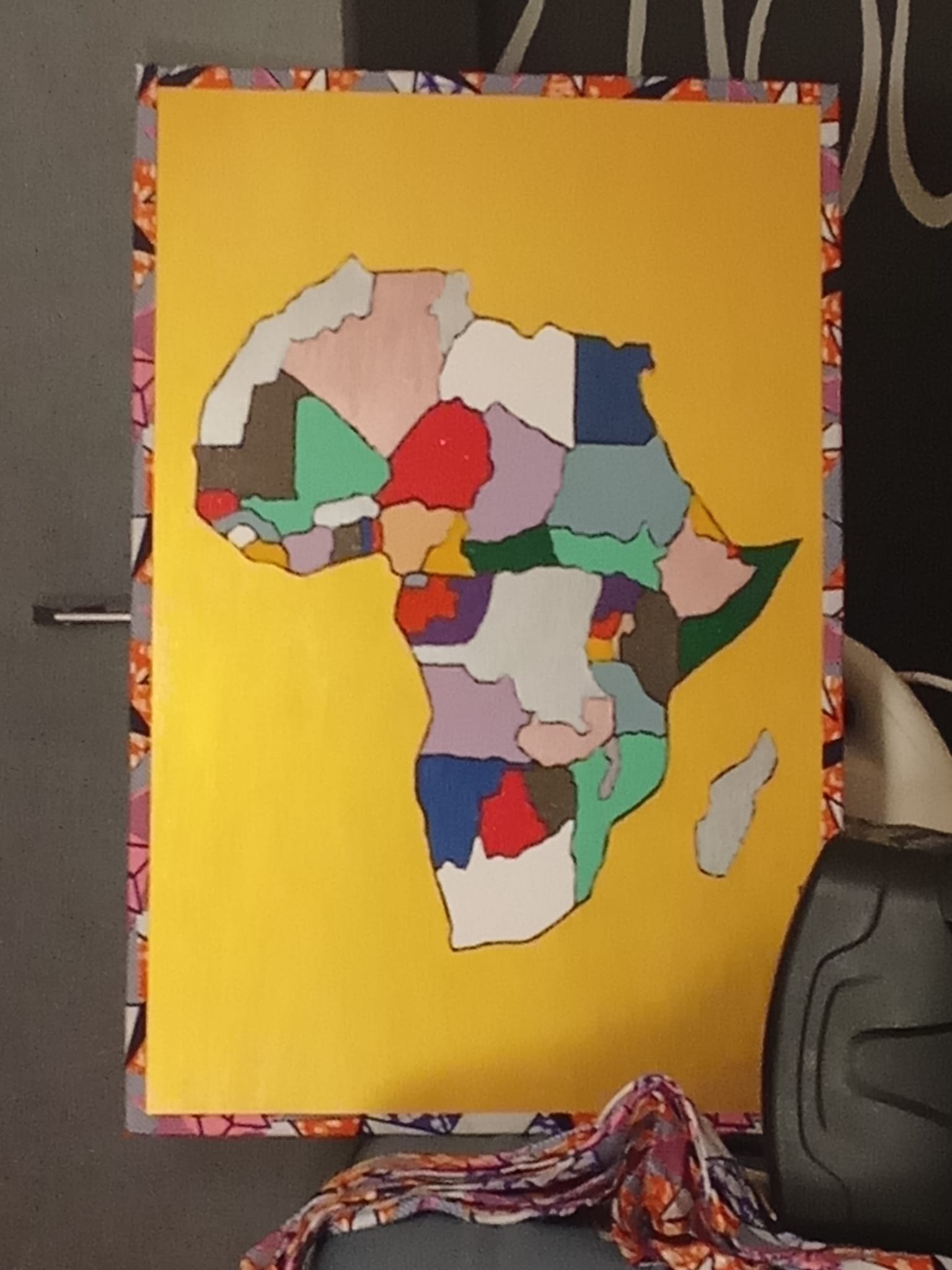 Tableau du continent africain