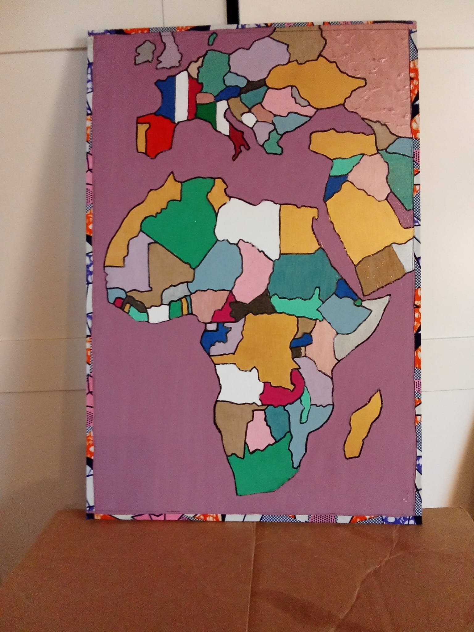Tableau du continent africain