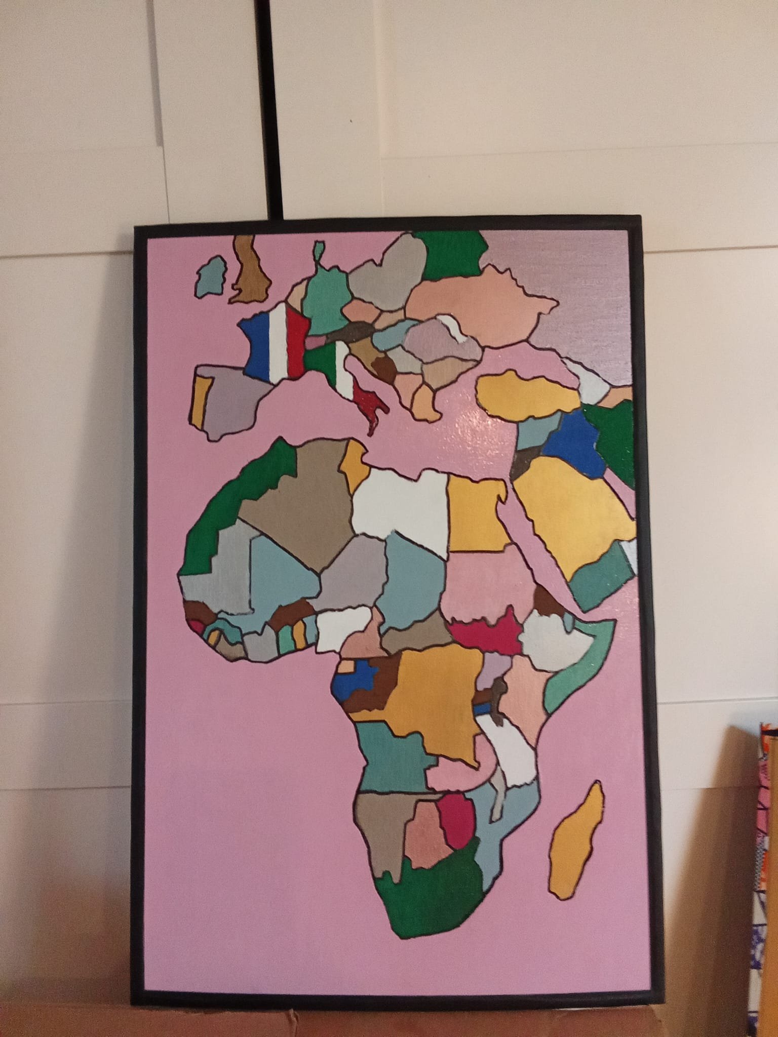 Tableau du continent africain