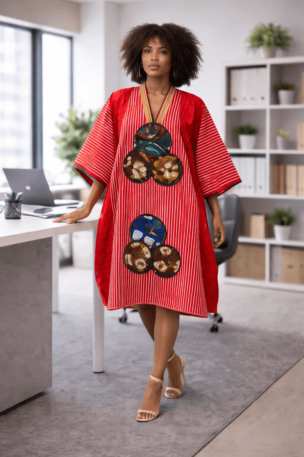 Femme-en-kaftan-moderne-dans-le-bureau-1